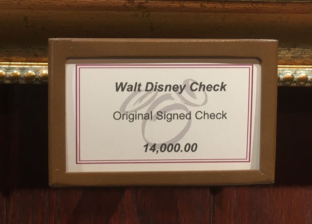Walt Disney Signed Checks Walt Disney Signed Checks